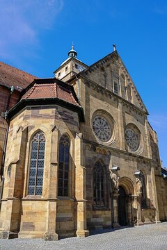 schweinfurt, deutschland - evangelische hauptkirche st. johannis