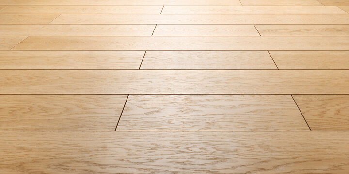 perspective view of light natural oak wood floor planks background parquet tiles laminate texture