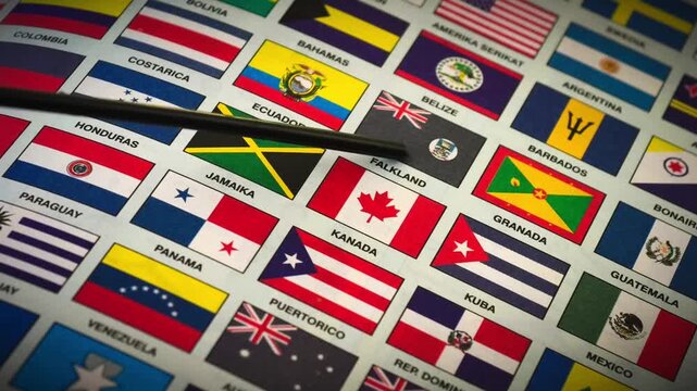Flag of Canada. Flags of countries around the world