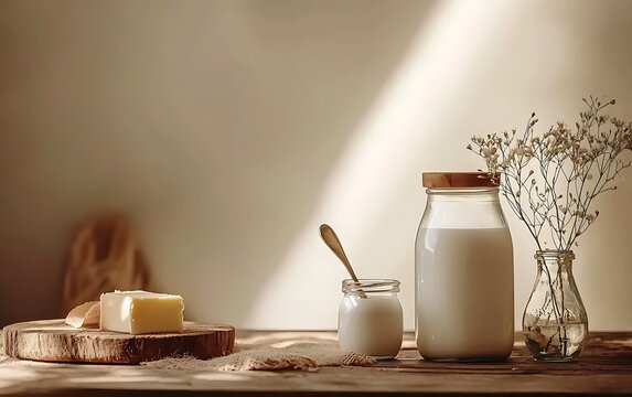 Dairy products still life