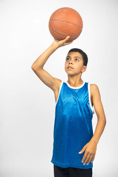 Pre Teen Basketball Boy
