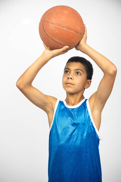 Pre Teen Basketball Boy