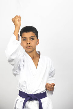 Pre Teen Karate Boy