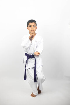 Pre Teen Karate Boy