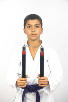 Pre Teen Karate Boy