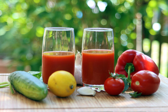 Eine kalte Gazpacho f&uuml;r die hei&szlig;en Tage