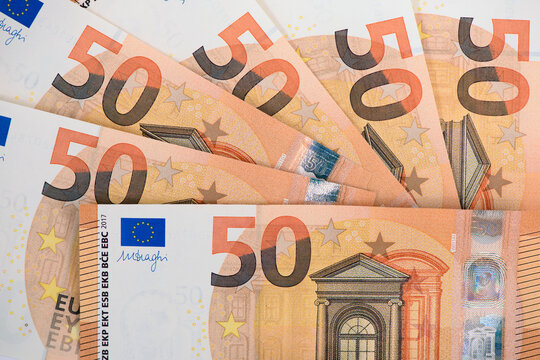  50 Euro Geldscheine im Detail