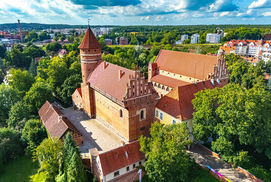 The Olsztyn Castle in the Warmian Masurian Voivodeship, Poland