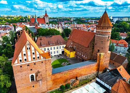 The Olsztyn Castle in the Warmian Masurian Voivodeship, Poland