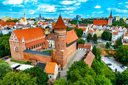 The Olsztyn Castle in the Warmian Masurian Voivodeship, Poland