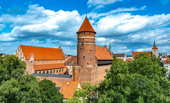 The Olsztyn Castle in the Warmian Masurian Voivodeship, Poland