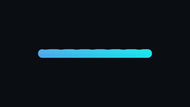 Modern yellow circle loading bar progress indicator element displaying 50 percent status for digital interface web design and mobile application website banner