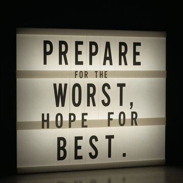 nuclear blast survival lightbox prepare for worst hope for best emergency preparedness kit against atomic war fallout