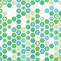 Vector illustration of honeycomb airy jade in flat design style on © Dima