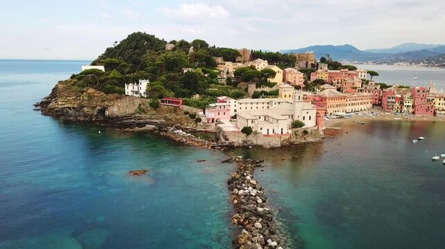 Sestri Levante, Liguria, Italy &ndash; Coastal Town and Bay of Silence	