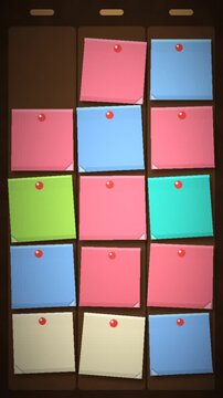 Colorful Sticky Notes Appearing and Shuffling on a Kanban Board Seamless Loop in rich amber tones vertical 9:16