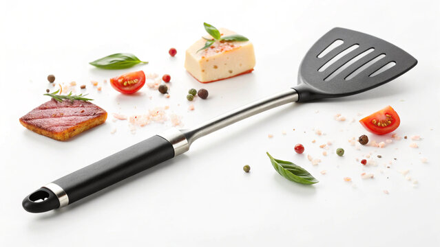 Kitchen Spatula Utensil Isolated on White Background
