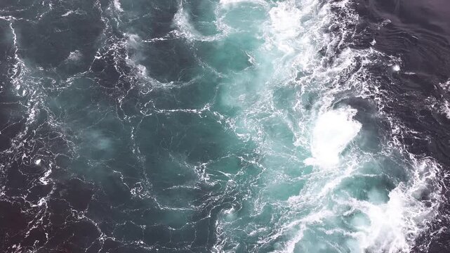 Salstraumen vortex, the strongest tidal current in the world in Norway