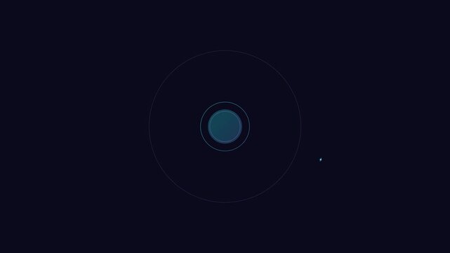 Futuristic digital interface showing zero percent progress with station standby processing data message on a dark tech screen background for sci-fi user interface design