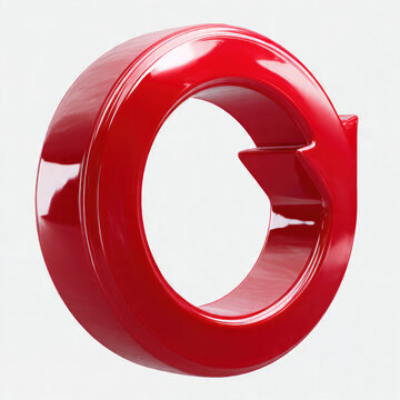 Red circular arrow