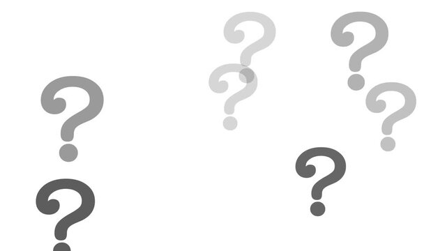 Vector animation. Animated question mark concept. Dynamic vector animated graphic designed to visually represent inquiries, problem solving, decision making, and customer support.