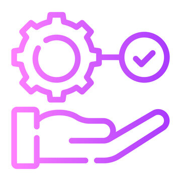 management gradient icon