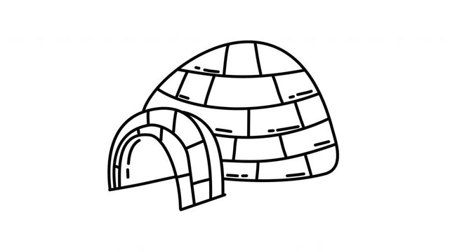 igloo outline
