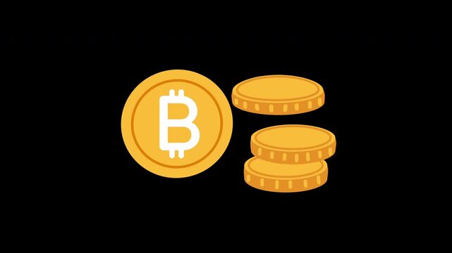pile of bitcoins crytpocurrency