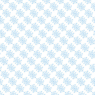 seamless pattern with snowflakes