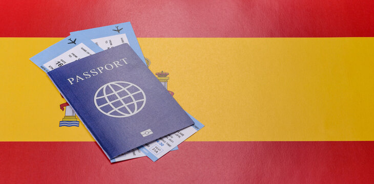 Spain, Spanish passport for travel, immigration, education, and business. Spanish passport
