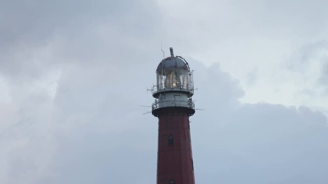 DEN HELDER, NETHERLANDS: Lange Jaap Lighthouse also known as Kijkduin Light or Den Helder Light