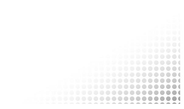 Halftone dots gray corner fade vector illustration shape design element for website banner