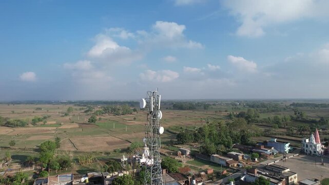 Aerial drone footage of Mandar Parvat in Banka, Bihar, showcasing the sacred hill, lush green landscape, surrounding countryside and historic pilgrimage site linked to Samudra Manthan.
