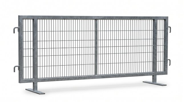 Road blocker on white background