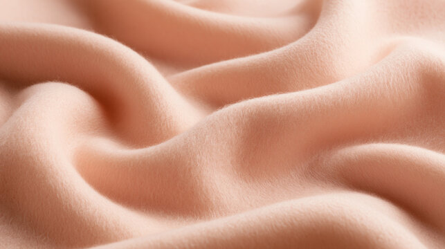 Soft Pink Cashmere Wool Fabric Texture Close Up