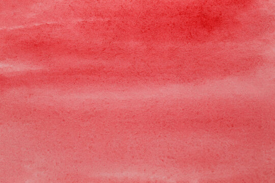 Red watercolor texture. Watercolor red background painting. Abstract watercolor hand painted background.