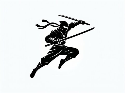 vector illustration of a jumping man