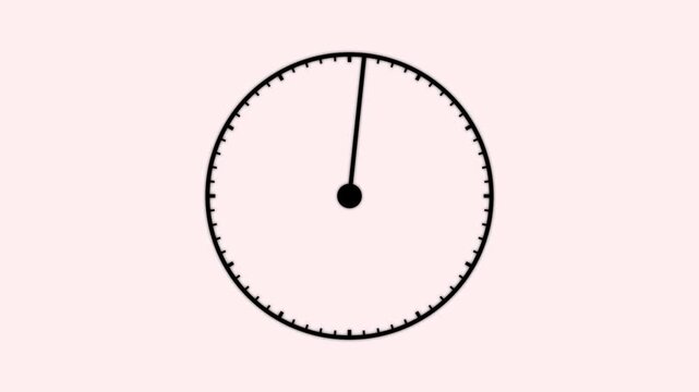abstract analog clock animation black background pink 12 ghanta 