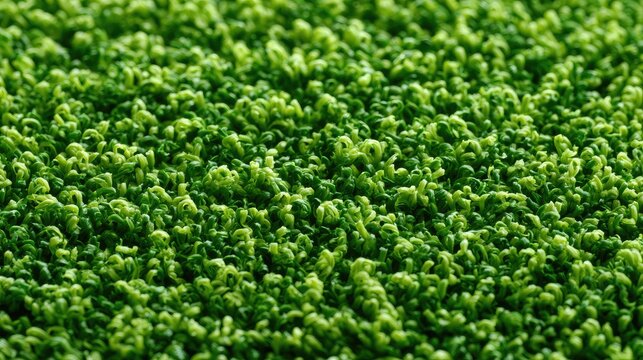 Close-up Macro View of Lush Green Moss Texture Background.
