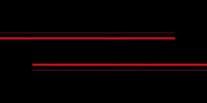 Black geometric wallpaper with long and short red lines sharp edges and flat styling