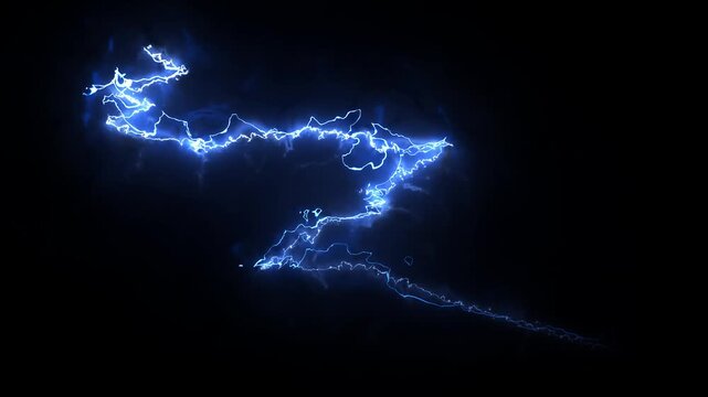 lightning effects flash FX neon electric animation, thunder strikes energy burst, glowing plasma. hand drawn anime sparks, cartoon explosion cinematic overlay VFX on black background 4k.