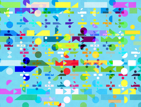 Graphic Illustration of "Divided By" (&divide;) Symbol Pattern