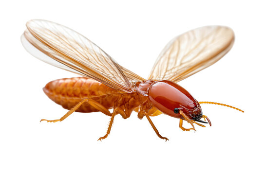 Close-Up of a Winged Termite Specimen PNG cutout
