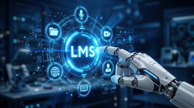 LMS technology revolutionizing learning and teaching at school, work, and home.