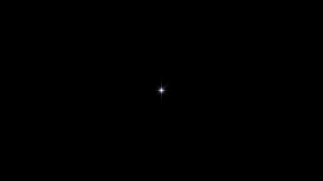 White glowing twinkle star animation with cartoon doodle sparkles,blinking retro light effects, seamless loop overlay for celebration Twinkling star motion graphics with black background,4k video