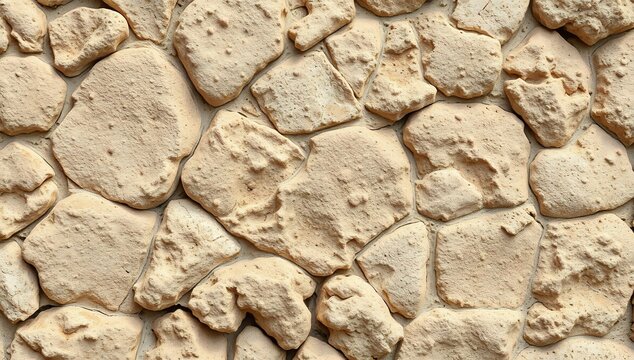 Close up of natural coral reef stone wall pattern with subtle depth