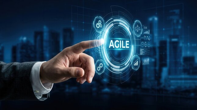 Agile management concepts and lean management processes within a modern product development lifecycle.