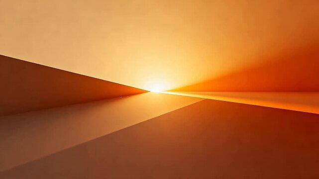Abstract geometric light and shadow