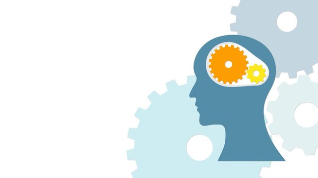 Creative Thinking Presentation Background with Copy Space representing creative ideas, brainstorming, innovation, and problem solving.