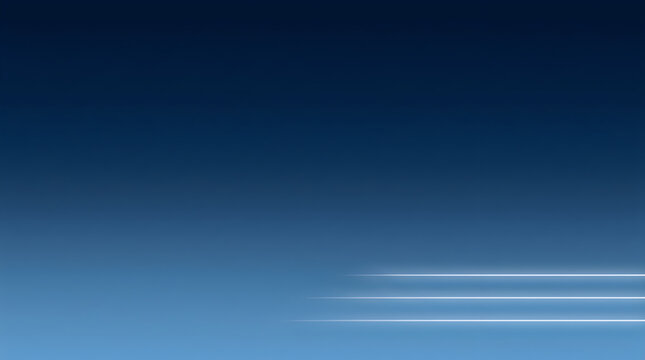 Soft blue gradient background with light streaks isolated on white background, illustration